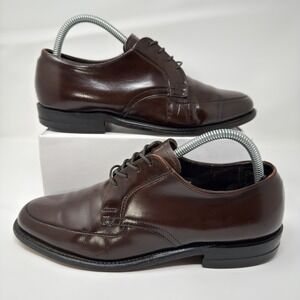 Vintage O'Sullivan Executive Imperials Mens Leather Oxford Size 6.5D‎ Brown USA